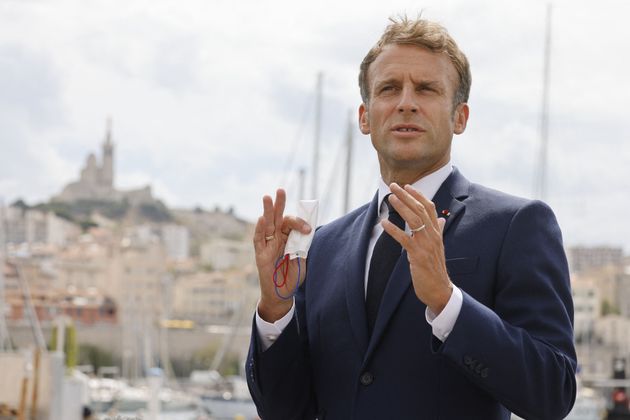 Emmanuel Macron ici à Marseille le 3 septembre 2021.