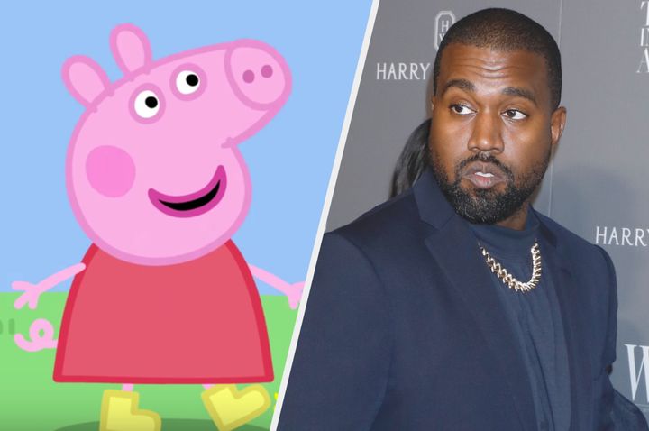 Peppa Pig and Kanye West