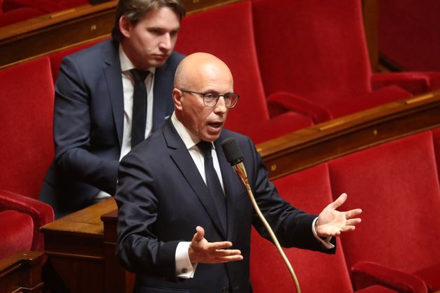 Éric Ciotti photographié à l'Assemblée nationale au mois de mai 2020 (illustration).