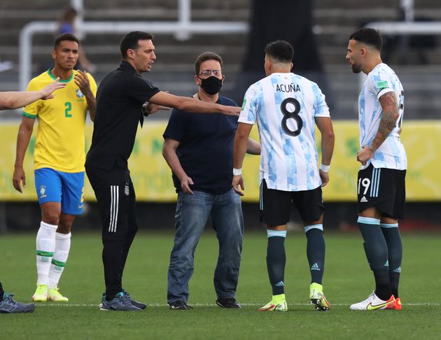 Le match Brésil-Argentine interrompu dans la confusion générale, à Sao Paulo, le 5 septembre 2021.