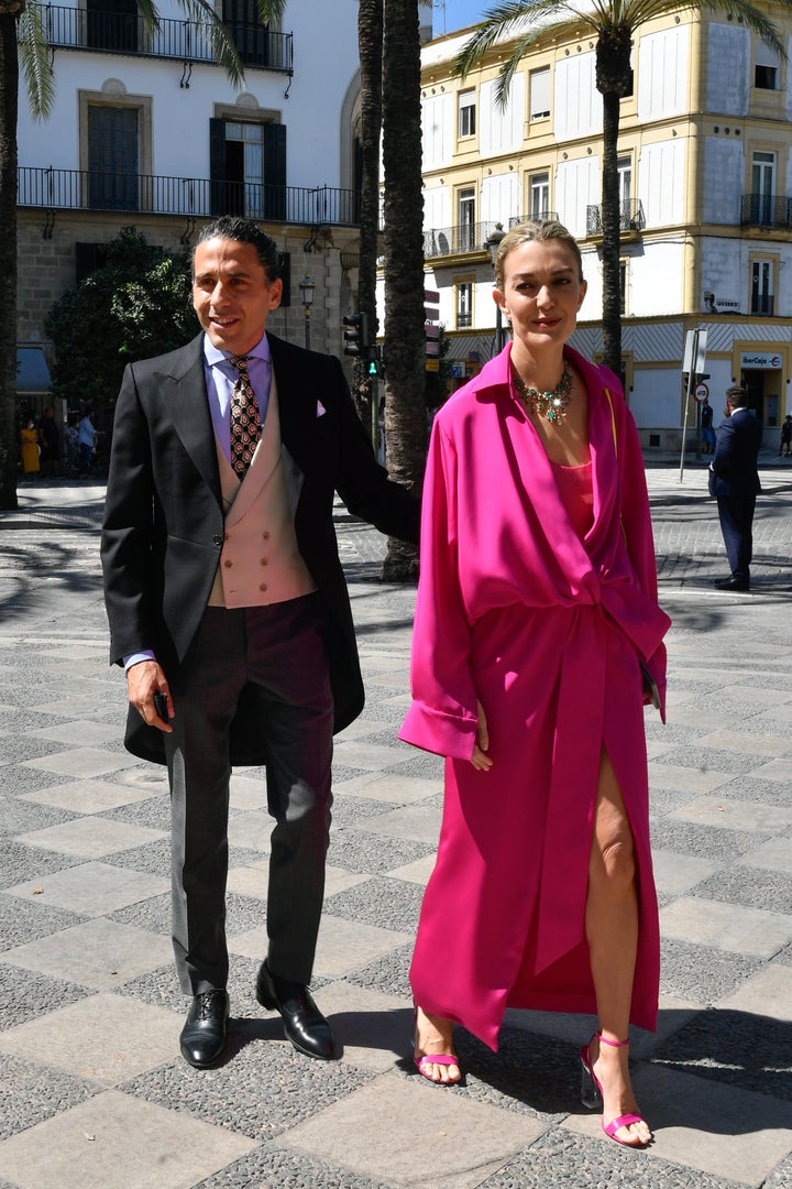 Marta Ortega y Carlos Torretta, en Jerez el 4 de septiembre de 2021.