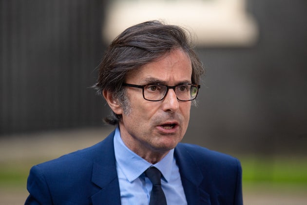 Robert Peston in Downing Street,
