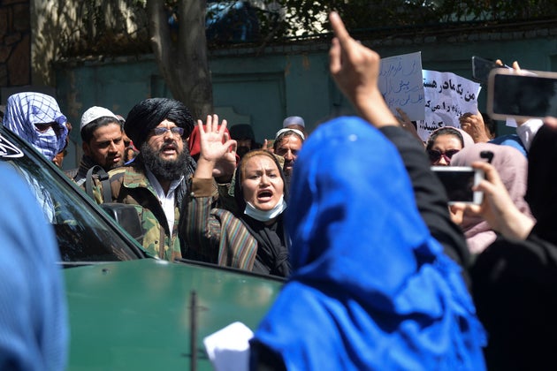 Crowds of Afghans were fighting back against Pakistan after Panjshir alleged