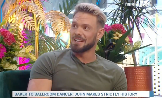 John Whaite speaking to Steph McGovern ahead of his Strictly