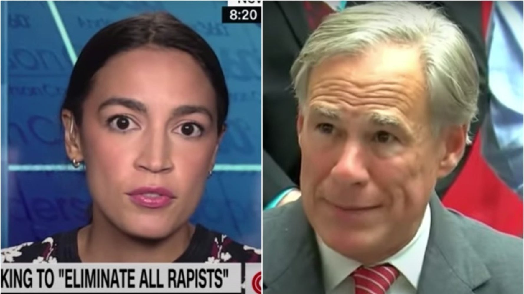 Rep. Ocasio-Cortez Gives Gov. Greg Abbott A Biology Lesson After ‘Disgusting' Rape Claim