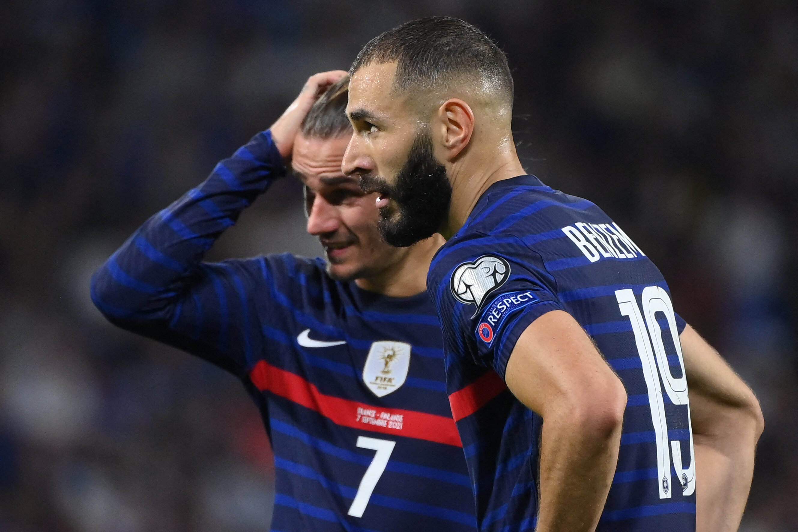 France-Finlande: la "connexion" Griezmann-Benzema a ravi les supporters