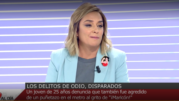Toñi Moreno en 'Cuatro al día'.