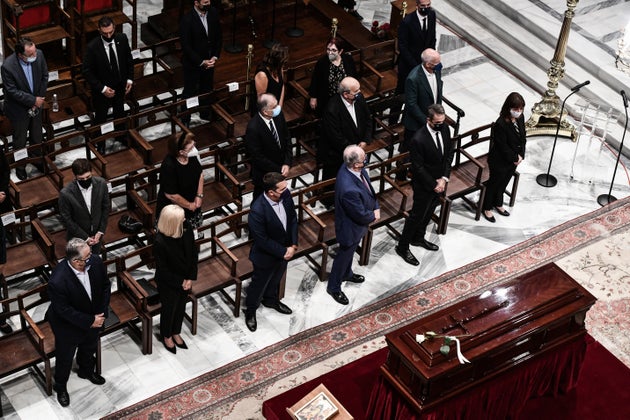Σύσσωμη η πολιτική και πολιτειακή ηγεσία ήταν εκεί. 
