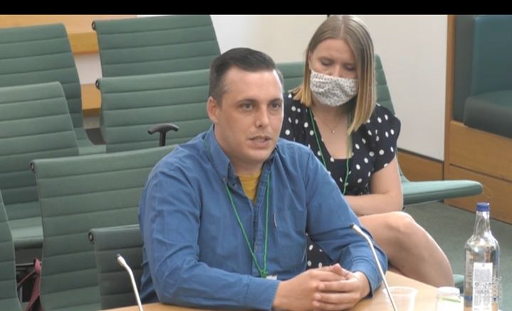 Anthony Lynam was one of five Universal Credit claimants to give evidence before the committee. He said removing the uplift was 'going to leave us with that big question again – do I go hungry or do my kids go hungry or do we keep the house warm?'