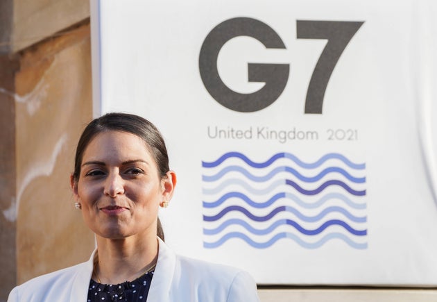 Priti Patel has been in disagreement with her French counterpart over the migrant