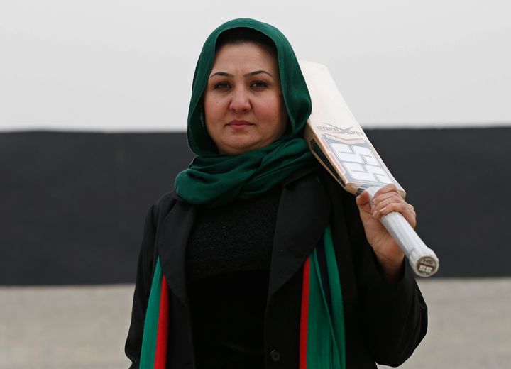 Η ιδρύτρια της εθνικής ομάδας κρίκετ Γυναικών του Αφγανιστάν, Ντιάνα Μπαρακζάι (24/12/2014) 