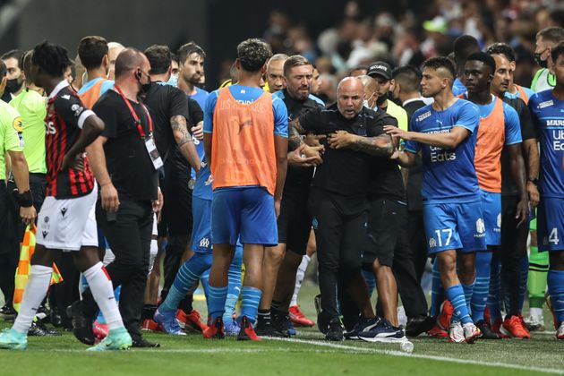 Après les incidents de Nice-OM, le match sera rejoué sur terrain neutre et à huis-clos (photo du 22 août 2022)