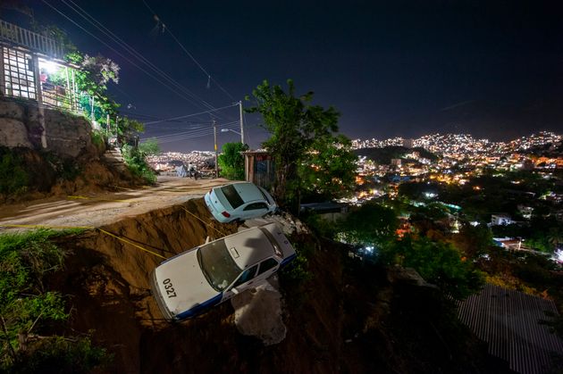 地震が発生したメキシコの観光地アカプルコ（2021年9月7日）
