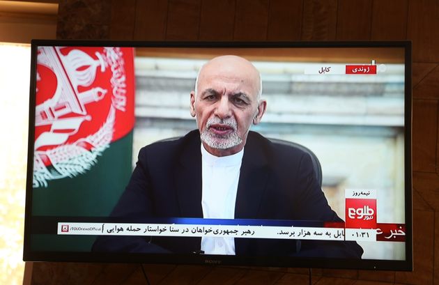 Ashraf Ghani, el 14 de agosto, en su última alocución televisada desde