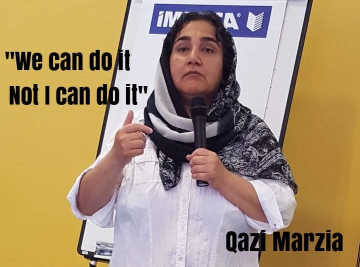 Marzia Babakarkhail now works as a caseworker for an MP in the UK.