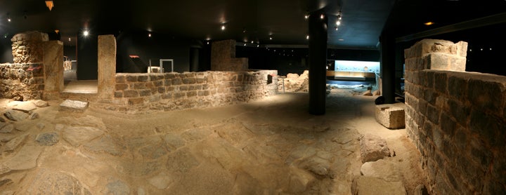 Restos arqueológicos de la Casa de la Fortuna en Cartagena (Murcia).