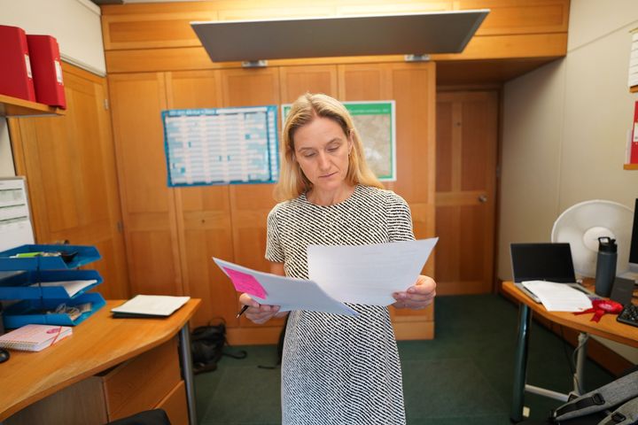 Kim Leadbeater prepares her maiden speech before a debate on the legacy of her sister, the late Jo Cox.