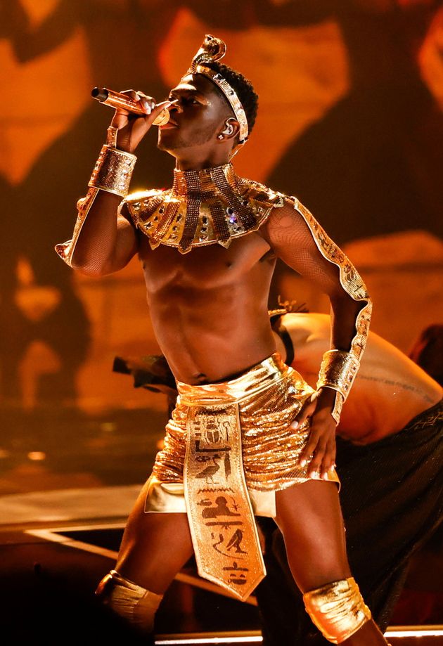 Le rappeur Lil Nas X aux BET Awards, à Los Angeles aux États-Unis, le 27 juin