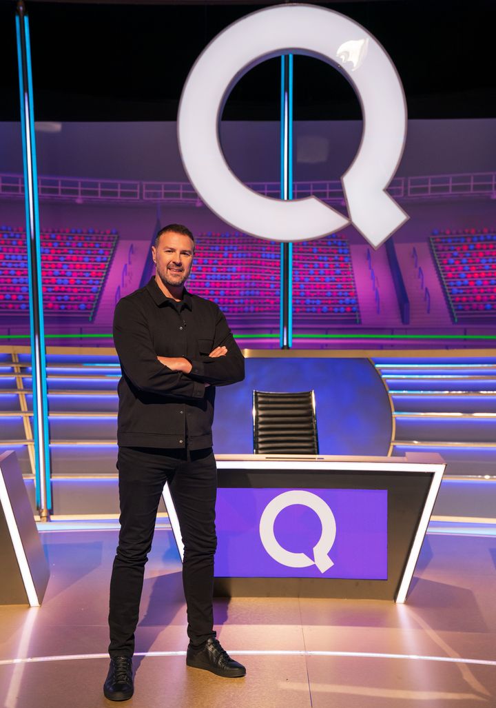 Paddy in the all-new Question Of Sport studio