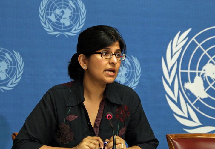 Η Ravina Shamdasani, εκπρόσωπος της Υπατης Αρμοστίας του ΟΗΕ για τα ανθρώπινα δικαιώματα.