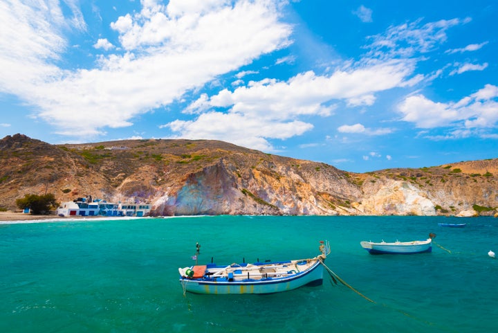 Mandrakia, a small and beautiful fishing village in Milos, Cyclades Islands, Greece