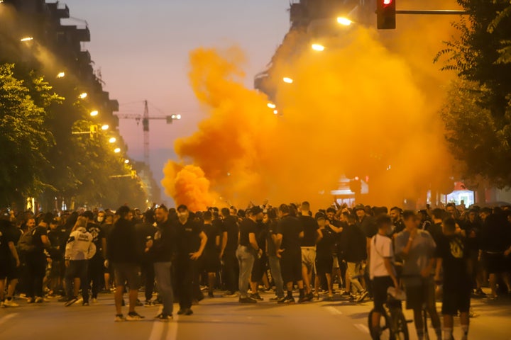 ΘΕΣΣΑΛΟΝΙΚΗ - ΔΙΑΜΑΡΤΥΡΙΑ ΤΩΝ ΟΠΑΔΩΝ ΤΟΥ ΠΑΟΚ