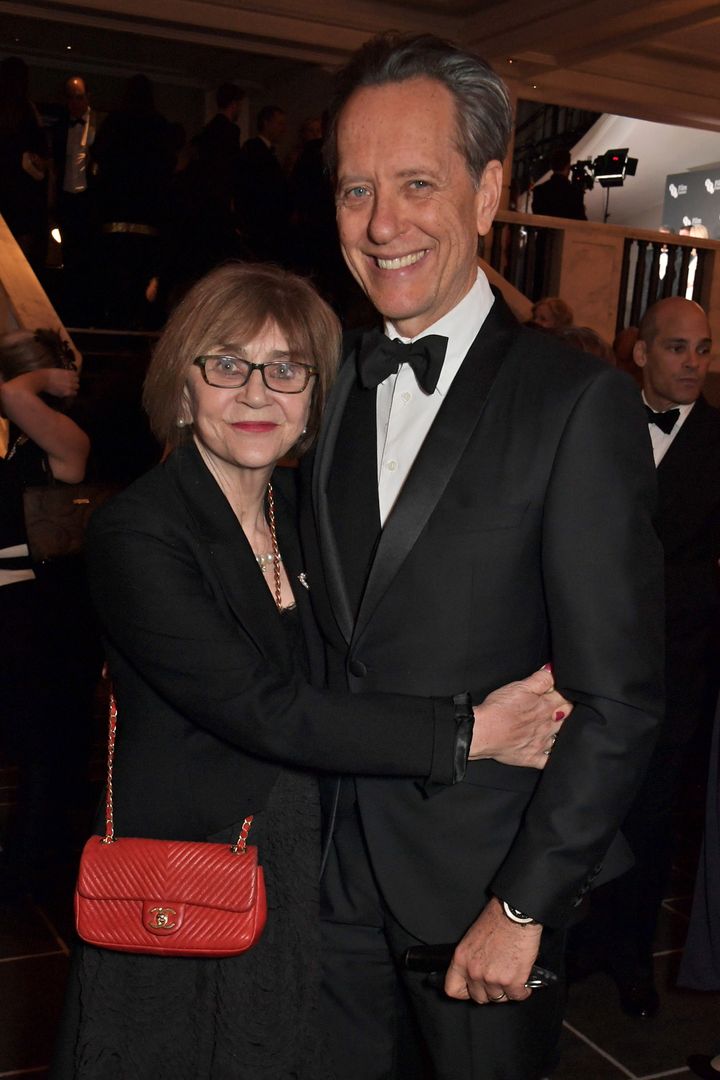Joan Washington and Richard E. Grant pictured in 2019.