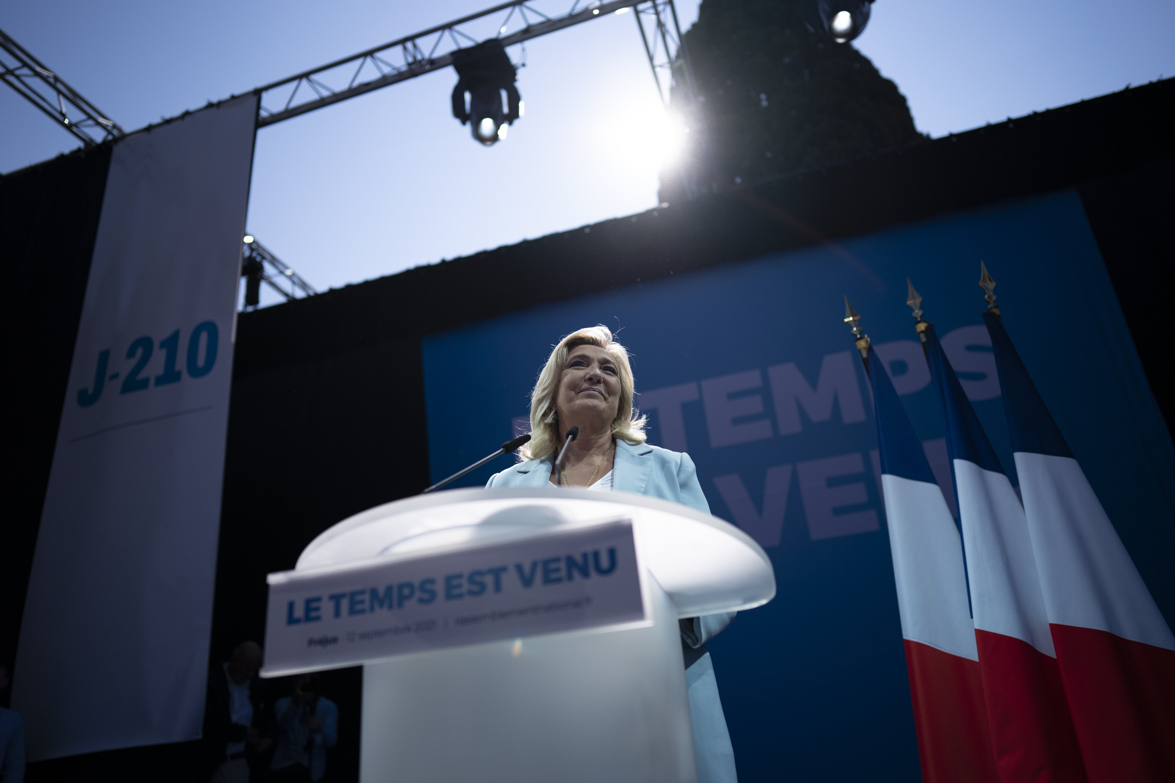 Marine Le Pen fait de 2022 un "choix de civilisation", comme Wauquiez avant elle