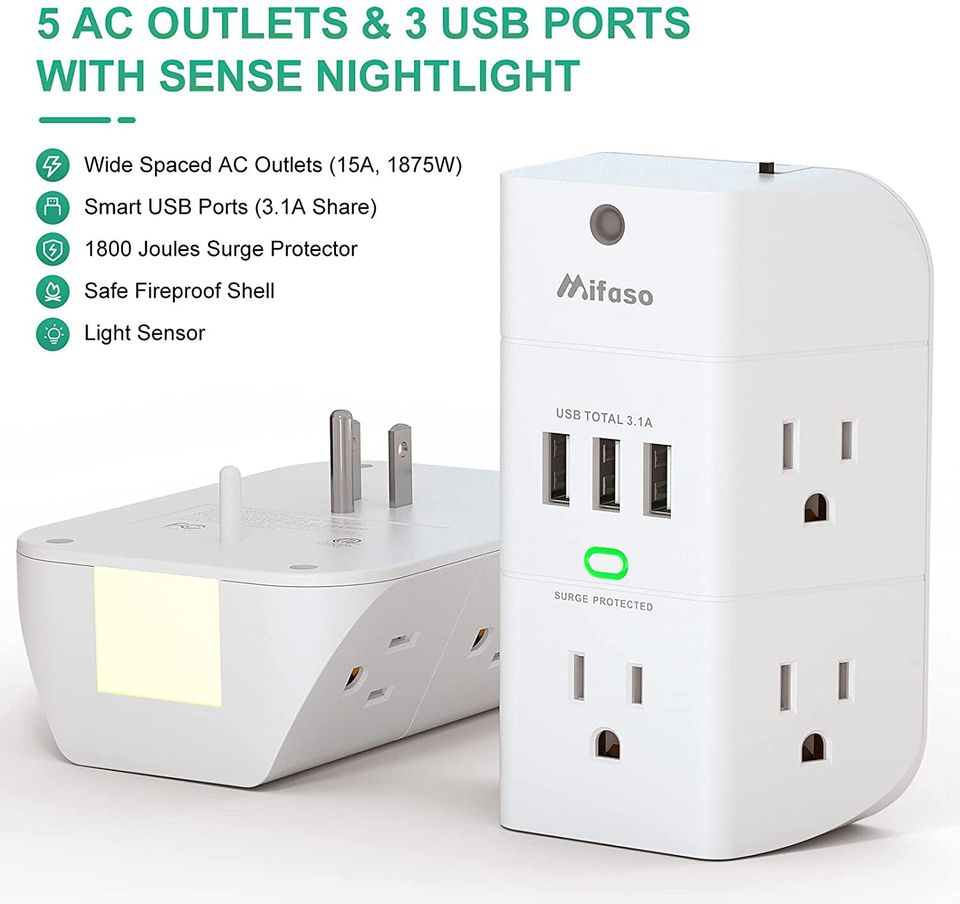 An outlet extender that has everything you need