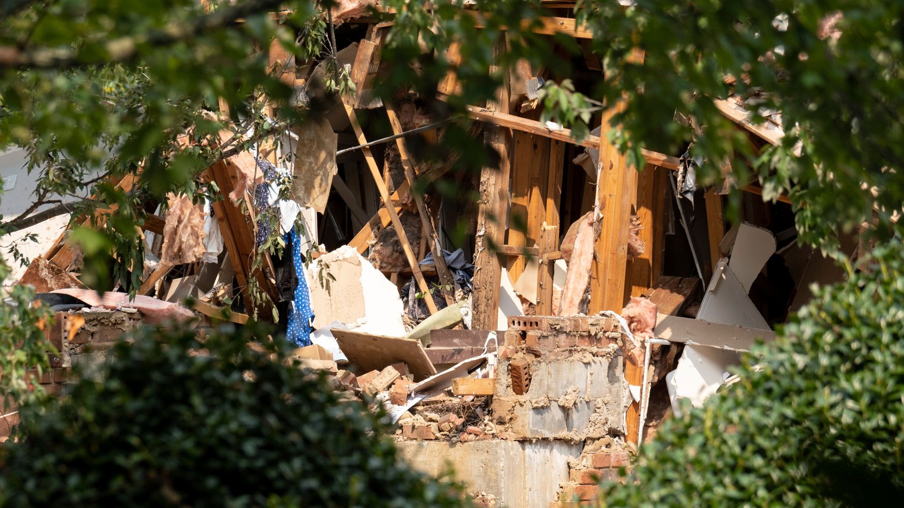 Explosion Collapses Part Of Apartment Building Near Atlanta