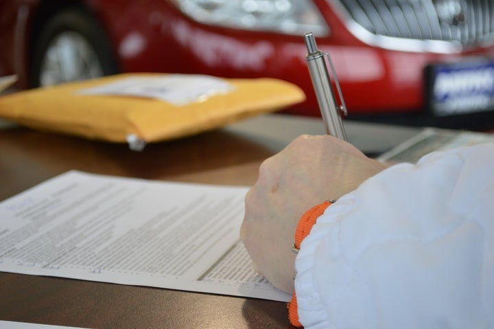 Firma contrato hipotecario
