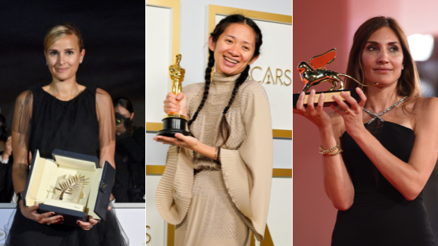 Julia Ducornau, Chloé Zhao y Audrey Diwan