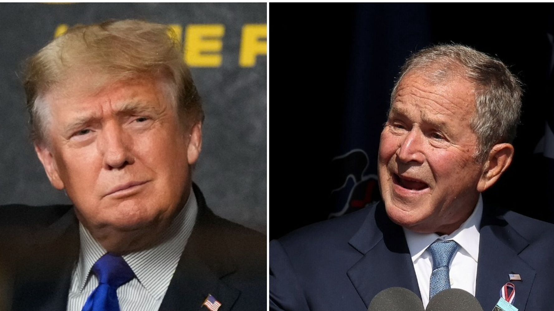 Trump Attacks Bush For Speaking Out On Sept. 11 Against Violent Extremists