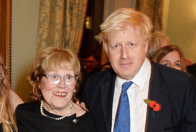 Boris Johnson and mother Charlotte Johnson Wahl in