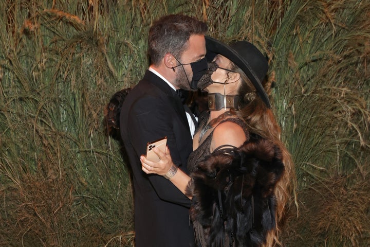 Ben Affleck y Jennifer Lopez en la gala Met 2021.