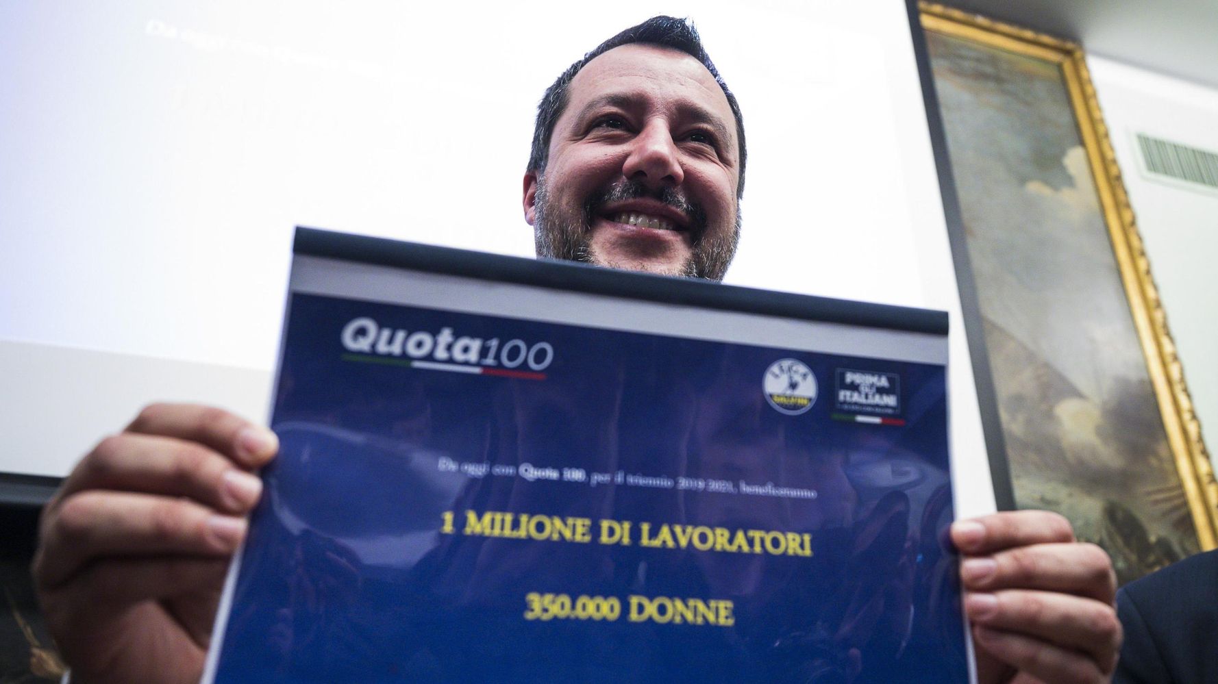 quota 100 bocciata dai numeri piace piu a salvini che agli italiani l huffpost