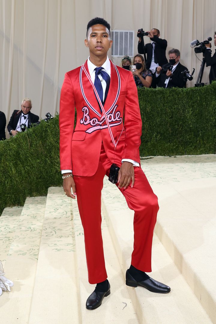 Tyler Mitchell attends the 2021 Met Gala.
