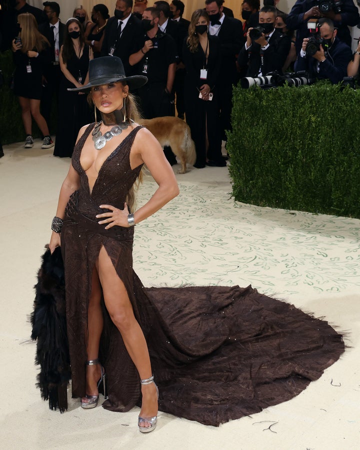 Jennifer Lopez attends the 2021 Met Gala benefit on Sept. 13.