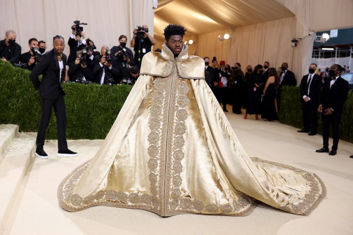 Lil Nas X attends the 2021 Met Gala.