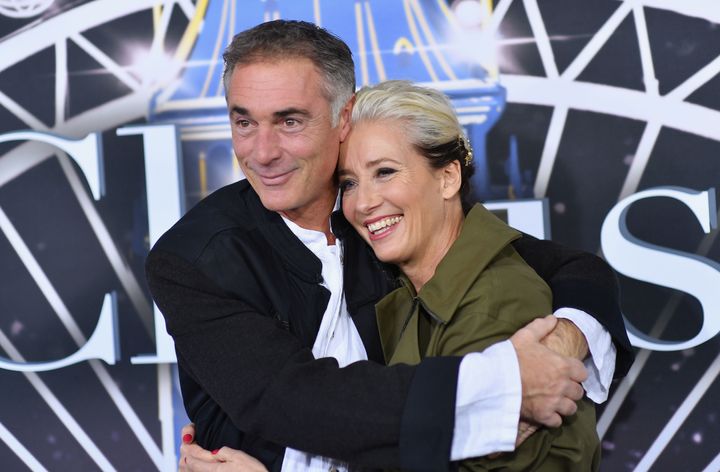 Greg Wise and Emma Thompson at the premiere of Last Christmas