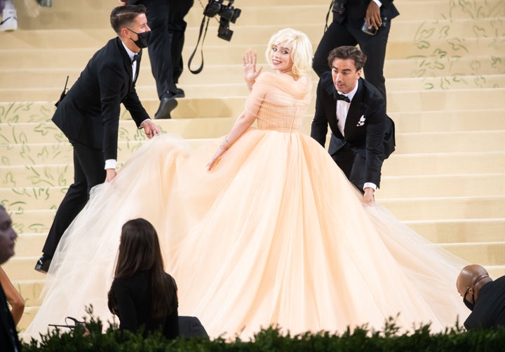 Billie Eilish attends the 2021 Met Gala celebrating "In America: A Lexicon of Fashion" at The Metropolitan Museum of Art on Sept. 13.