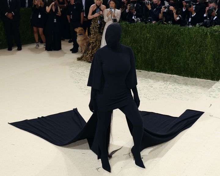 Kim Kardashian attends the 2021 Met Gala.