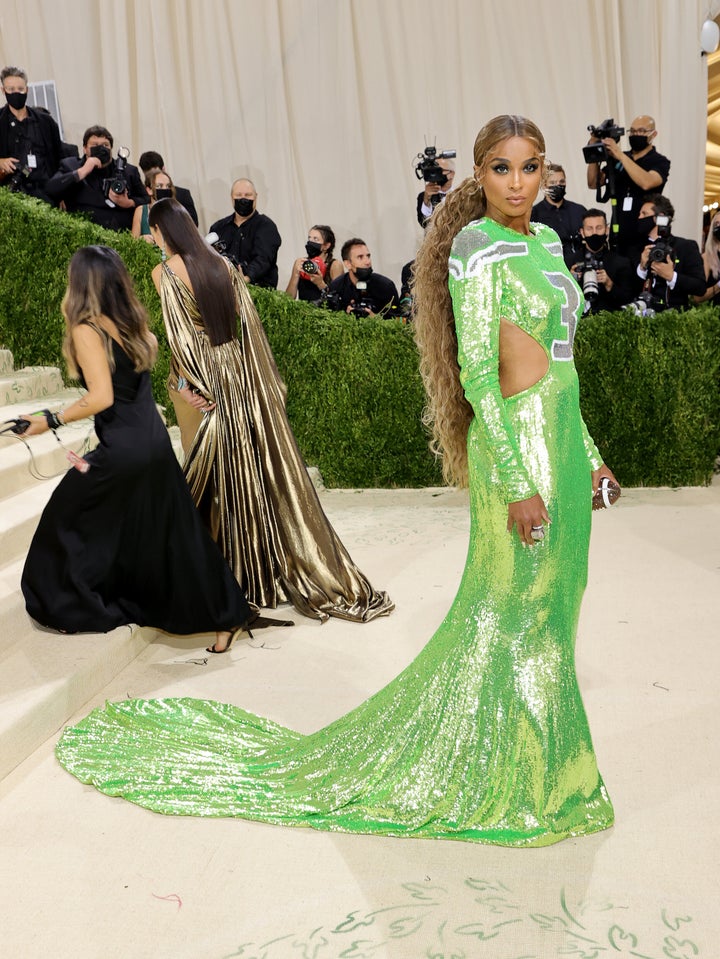 Ciara attends the 2021 Met Gala.