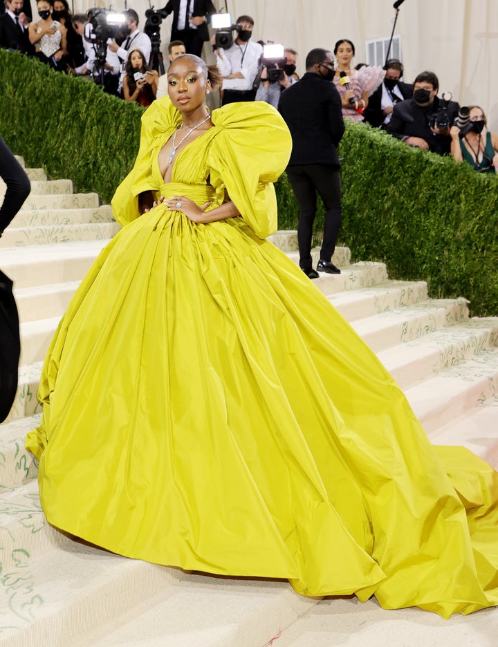 Normani attends the 2021 Met Gala.