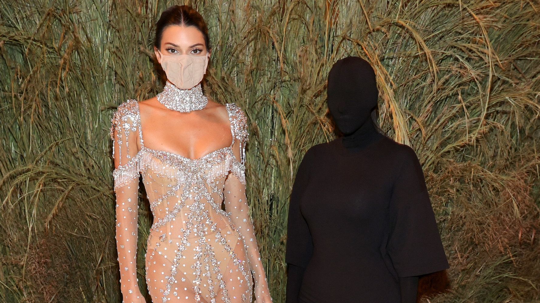 Here's What Kim Kardashian Looked Like Under Her Dementor-Chic Met Gala Gown
