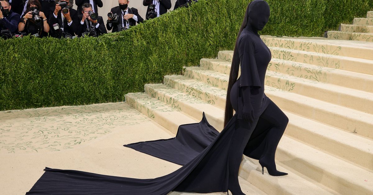 Here's What Kardashian Looked Like Under Her Dementor-Chic Met Gala Gown UK Entertainment