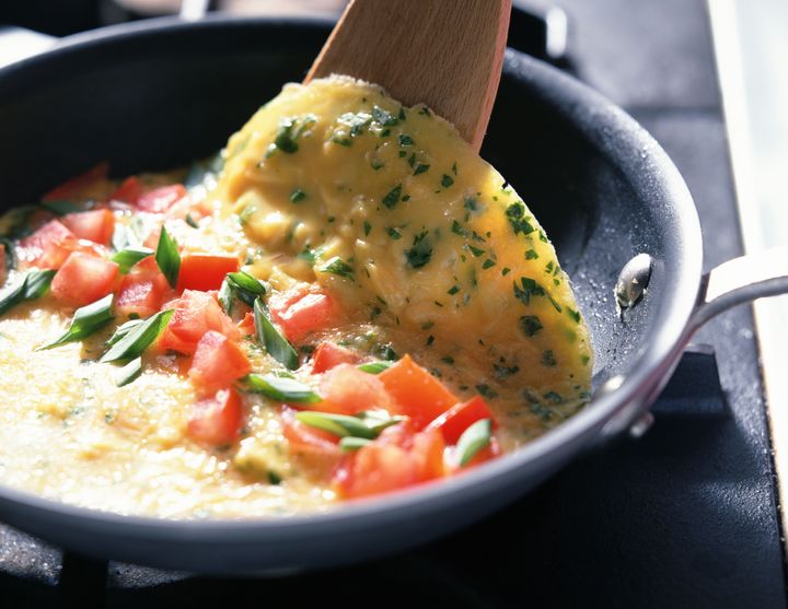 Imagine being able to just pour these omelet ingredients into the pan, with everything already prepped in advance. Now go do it.
