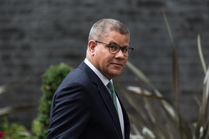 COP26 President Alok Sharma leaves after a weekly Cabinet meeting in London on Tuesday. He said the British government h