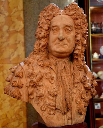 大英博物館の創設者であるハンス・スローン卿の胸像