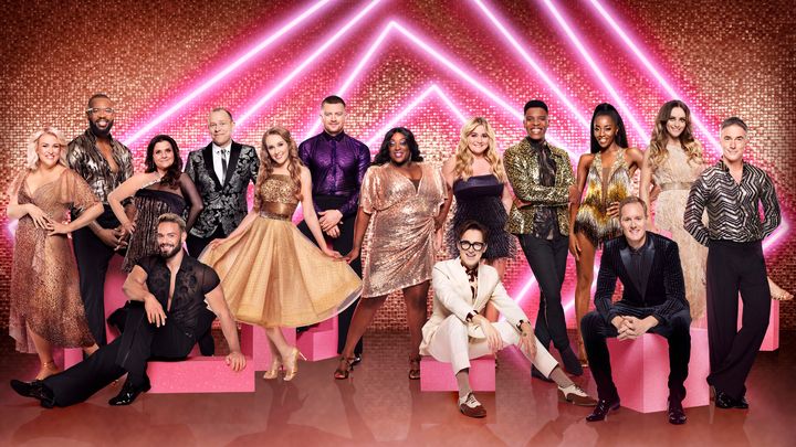 Dan with the rest of this year's Strictly cast